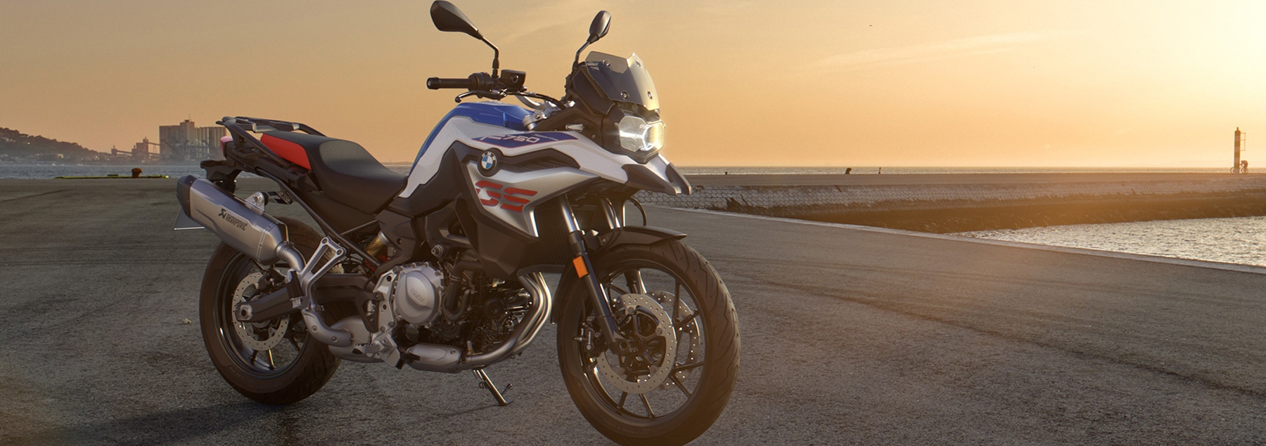 2023 BMW F 750 GS parked on a road